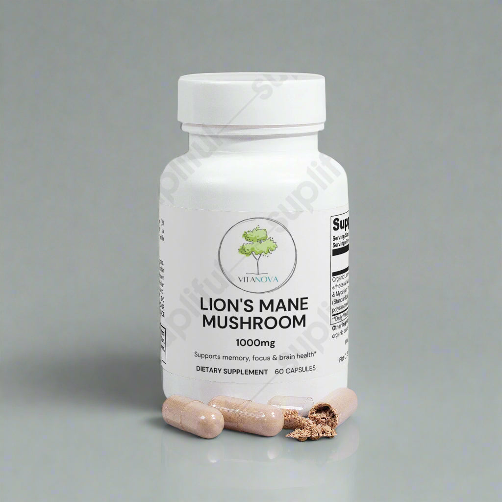 VitaNova Organic Lion’s Mane – Cognitive & Stress Support