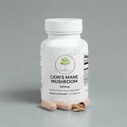 VitaNova Organic Lion’s Mane – Cognitive & Stress Support