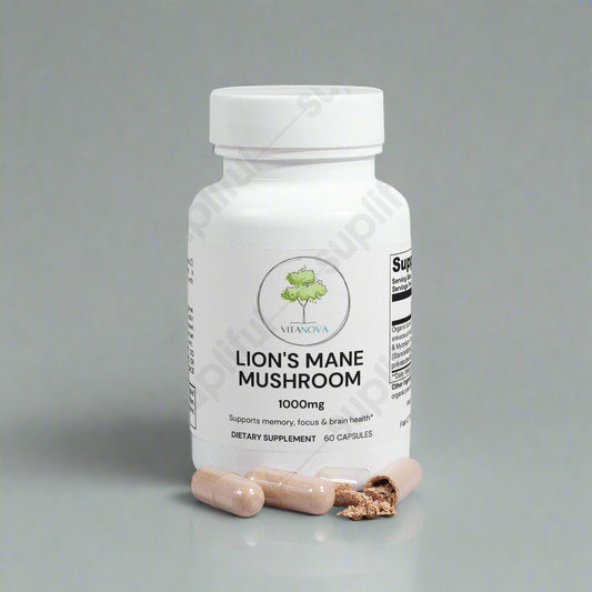 VitaNova Organic Lion’s Mane – Cognitive & Stress Support